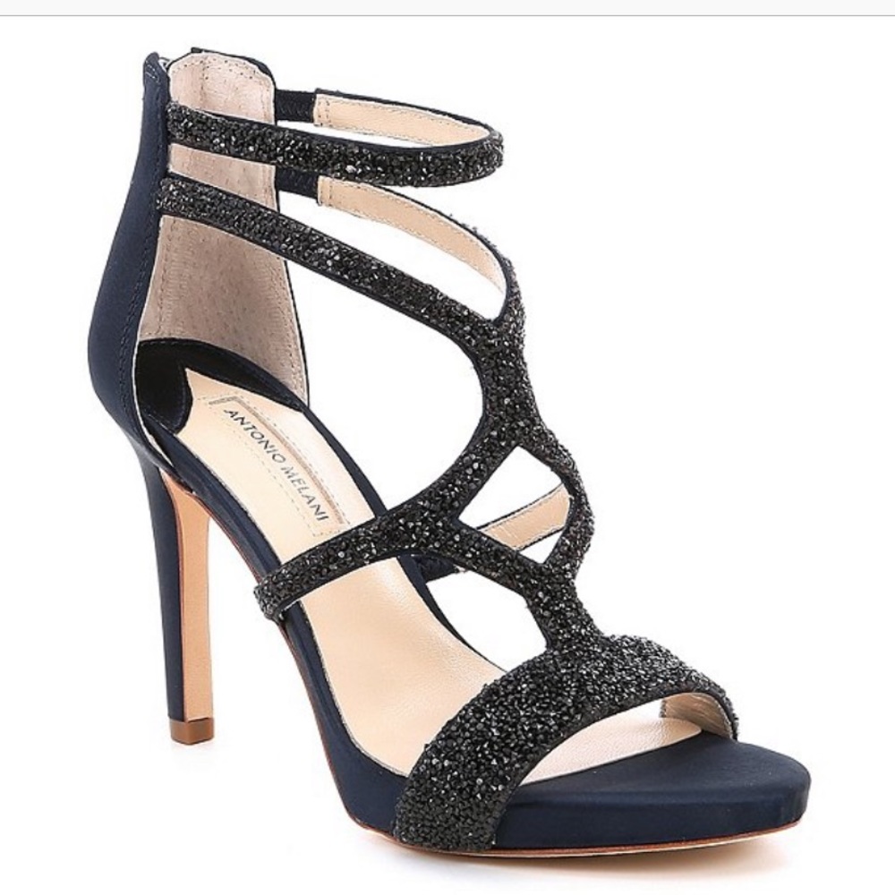 Antonio Melani  vessel blue Karalina heels